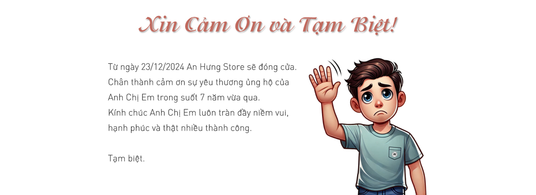 Cảm ơn và Tạm biệt!